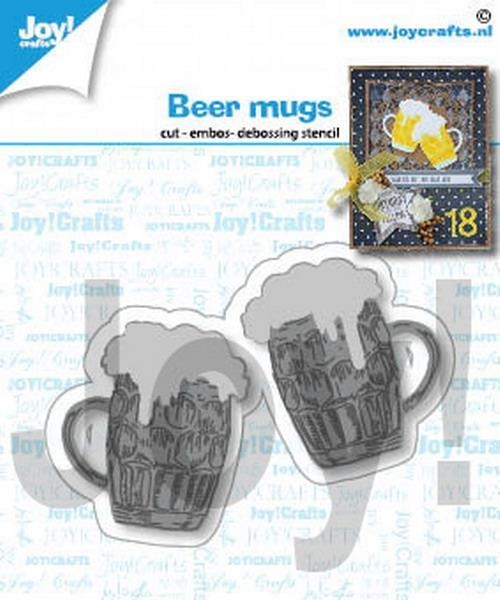  Joy Crafts die Beer Mugs 42x75mm